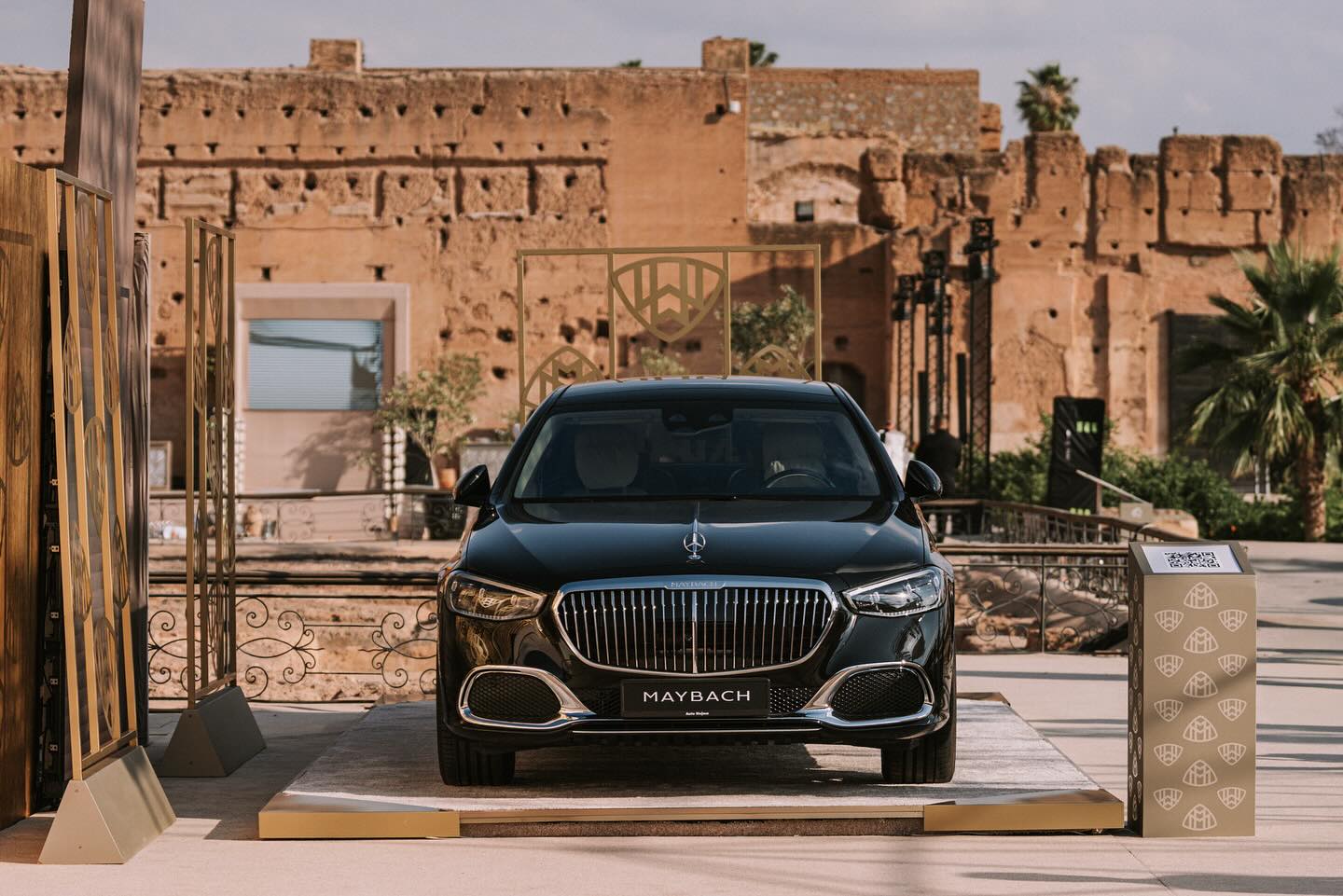 Mise en scène Mercedes-Maybach, Caftan Week, Palais El Badi, Marrakech